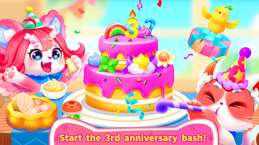 El juego del gato del pequeño Panda